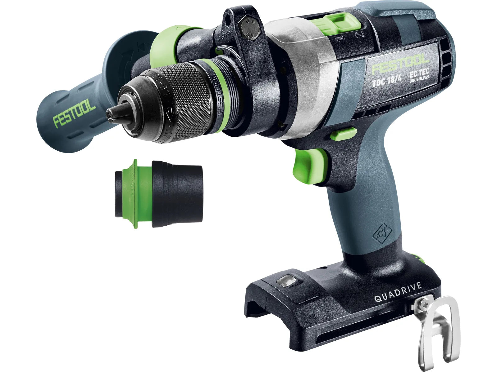 Mașină de găurit și înșurubat cu acumulator, 18V, Festool QUADRIVE TDC 18/4 I-Basic, cod 575601