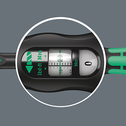Cheie dinamometrică Wera Click-Torque C 3 cu clichet reversibil, 40–200 Nm, cod 05075622001