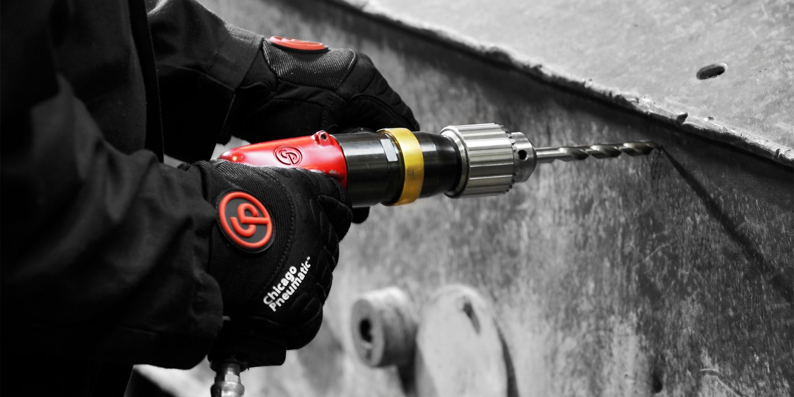 CP1117P09 Mașină de găurit cu mandrină 1/2" (13 mm) Chicago Pneumatic, cod 6151580150