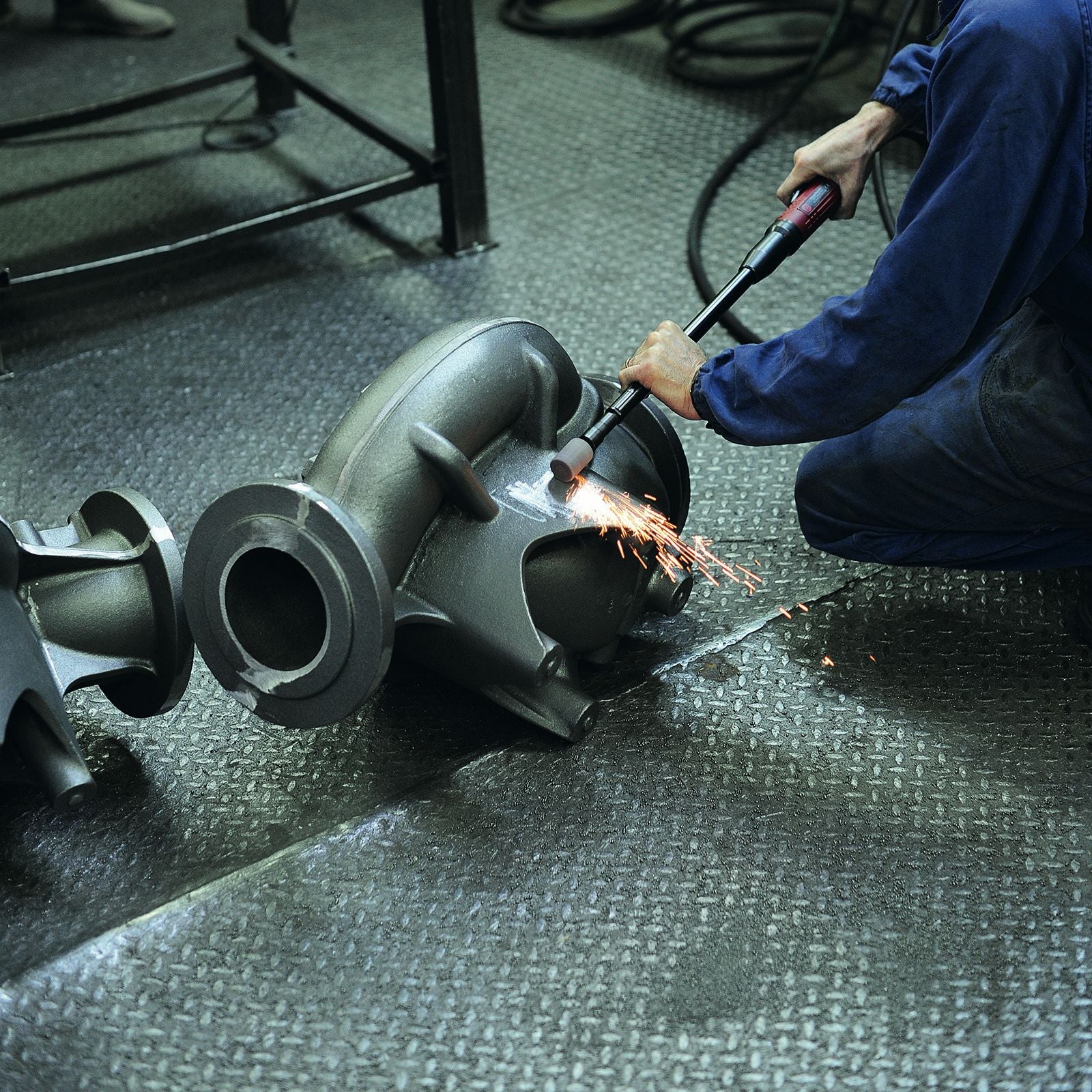 CP3119-12EL Polizor drept pneumatic lung 1/4" (6 mm) Chicago Pneumatic, cod 6151602150