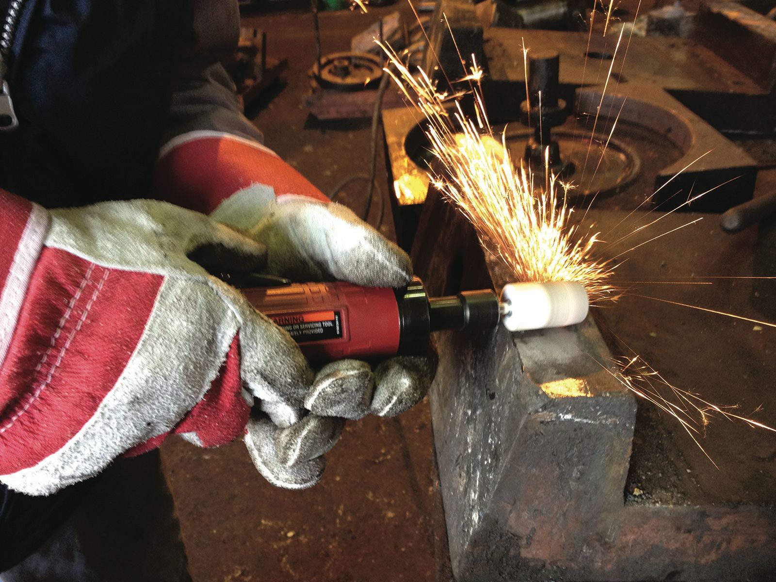 CP3109-19 Polizor drept pneumatic 1/4" (6 mm) Chicago Pneumatic, cod 6151600020