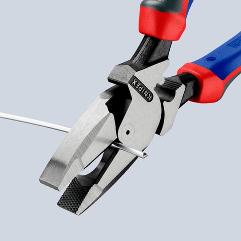 Clești cu vârf ascuțit și tăișuri laterale KNIPEX "Lineman's Pliers" 0912240