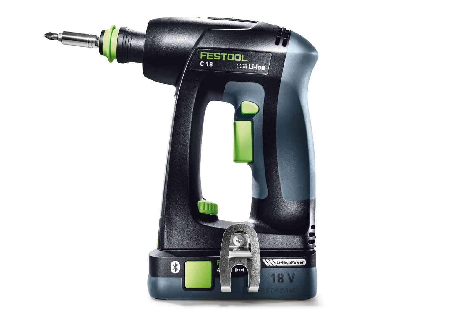 Mașină de găurit și înșurubat cu acumulator, 18V, Festool C 18 HPC40 I-Plus, 4Ah, cod 577427 - BIG STORE (Dynamic Tools SRL)