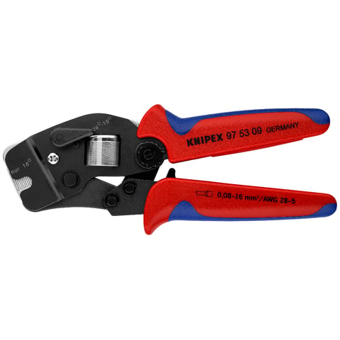 Clești autoajustabili crimpare mansoane cu încărcare frontală KNIPEX 975309