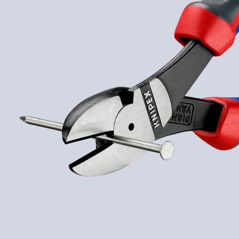 Tăietori diagonali cu pârghie înaltă și mânere comfort KNIPEX 7402180