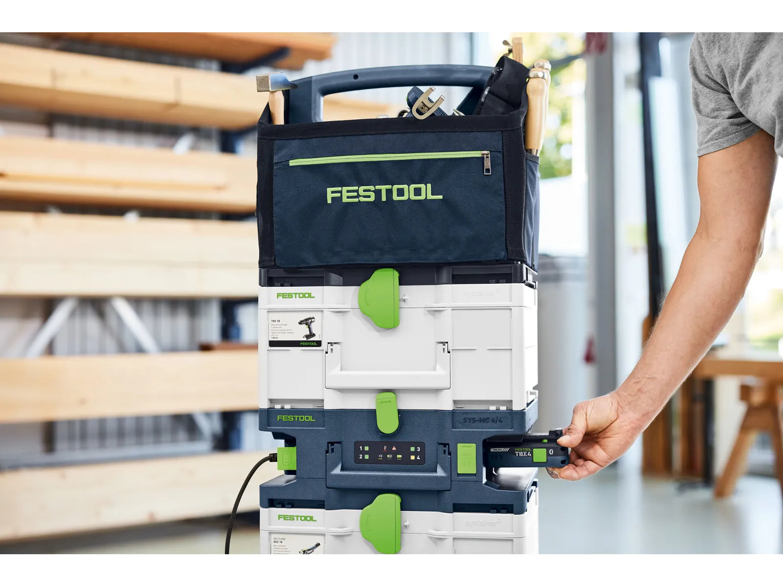 Încărcător rapid Festool SYS-MC 6/4, cod 578489