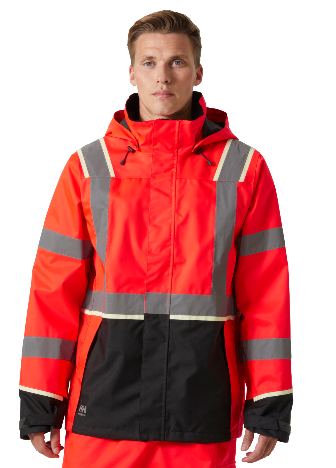 Geacă cu glugă Helly Hansen UC-ME Shell, impermeabilă, reflectorizantă, HVC3