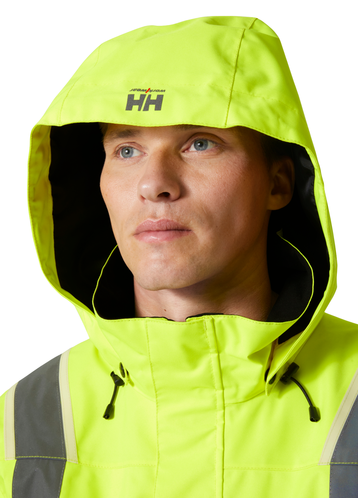 Geacă cu glugă Helly Hansen UC-ME Shell, impermeabilă, reflectorizantă, HVC3