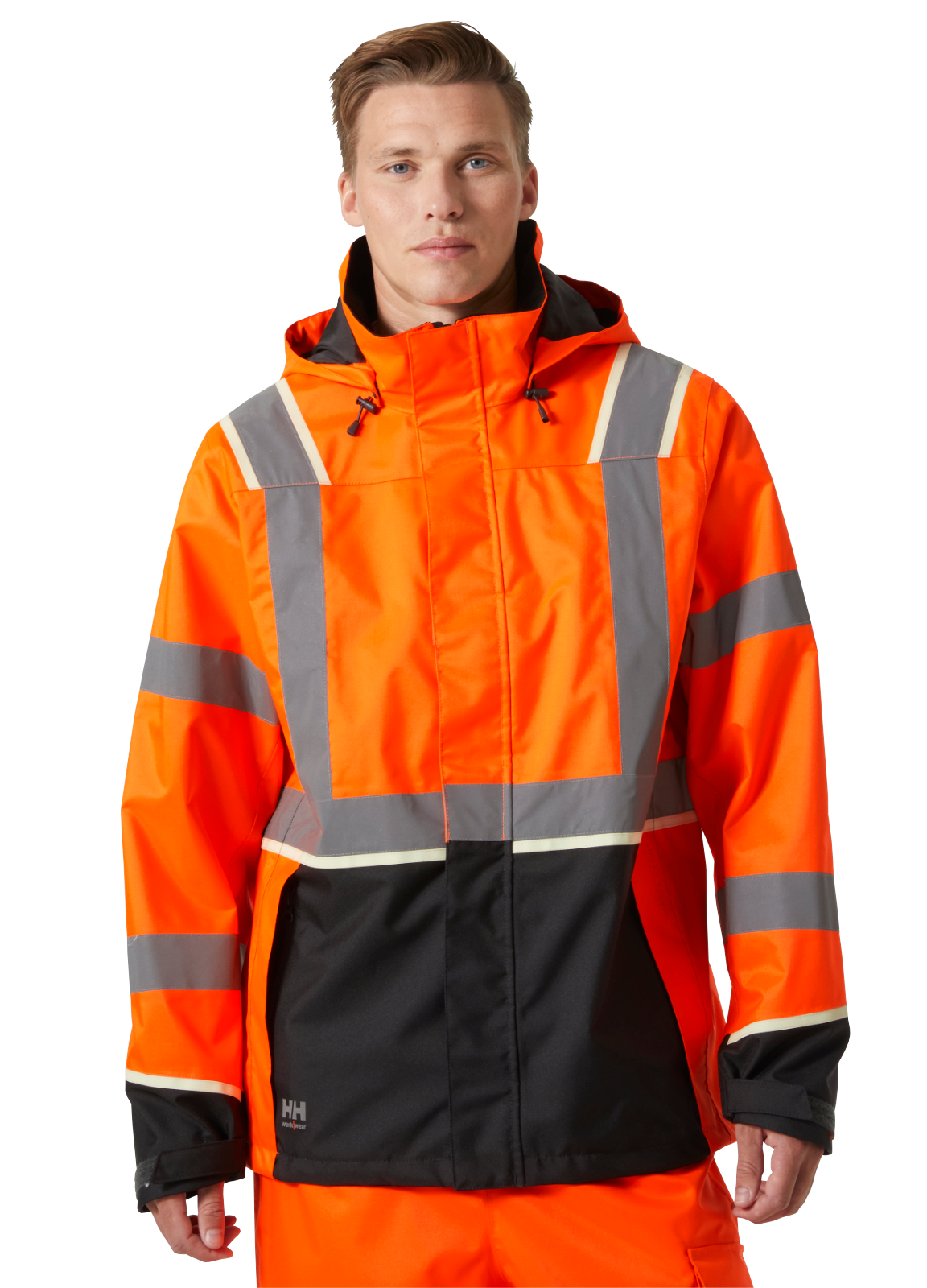 Geacă cu glugă Helly Hansen UC-ME Shell, impermeabilă, reflectorizantă, HVC3