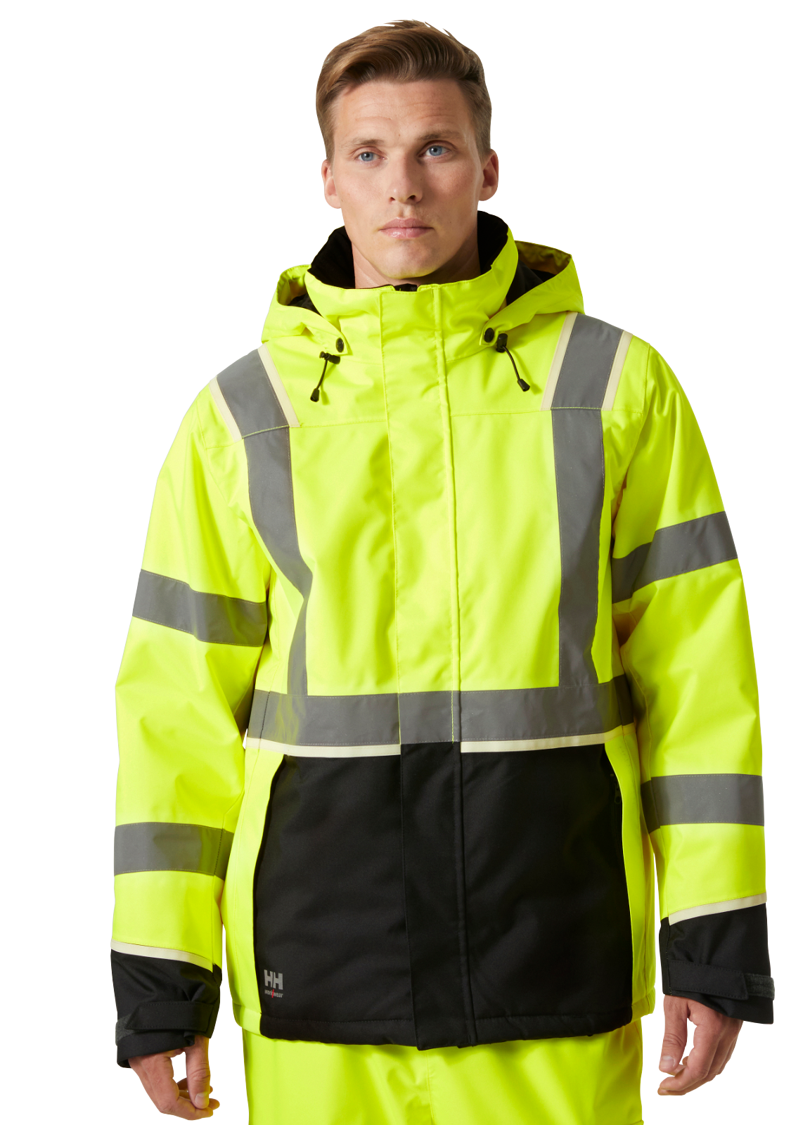 Geacă de iarna cu glugă Helly Hansen UC-ME Winter, impermeabilă, reflectorizantă, HVC3
