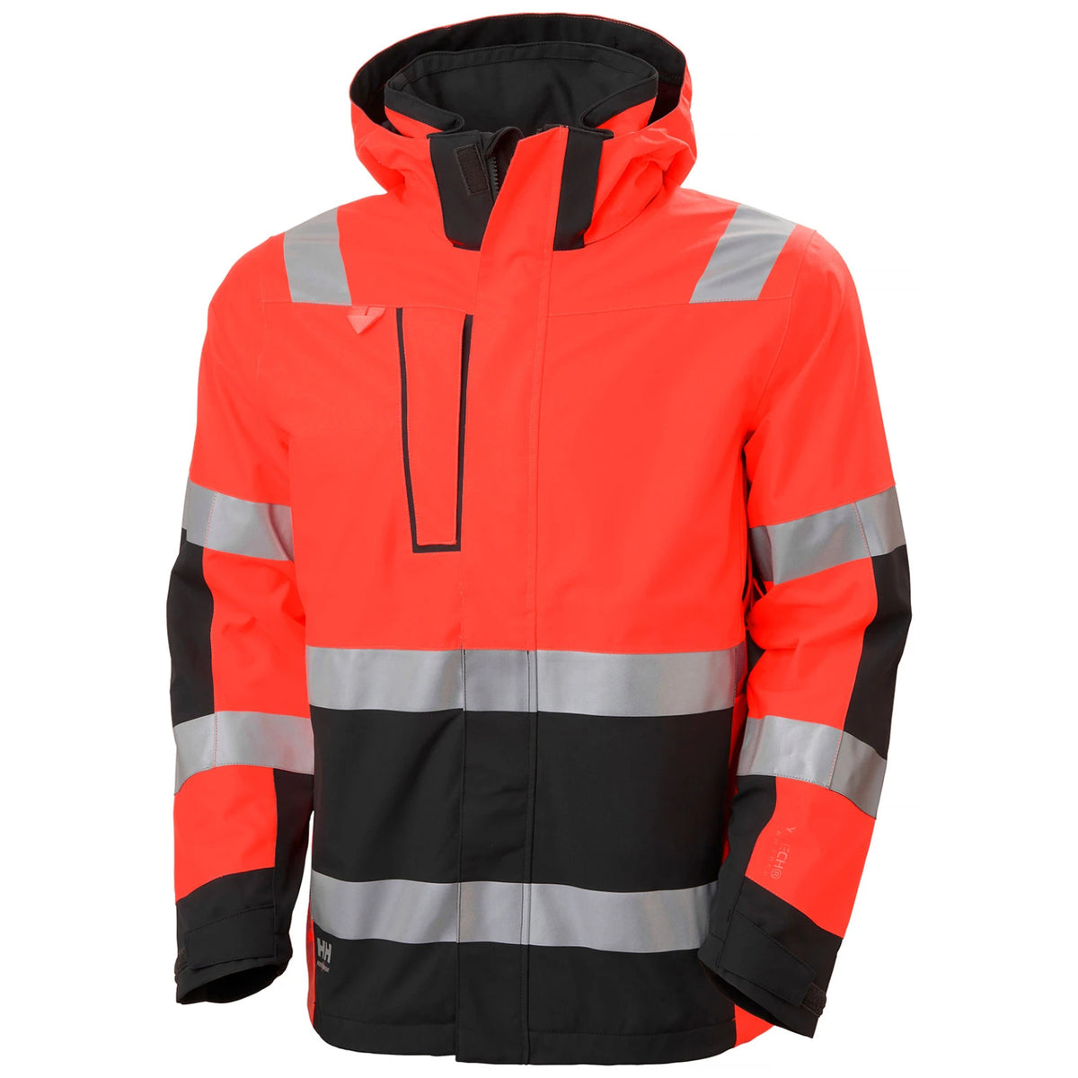 Geacă Helly Hansen Alna 2.0 Shell cu glugă, impermeabilă, reflectorizantă, HVC2, 3