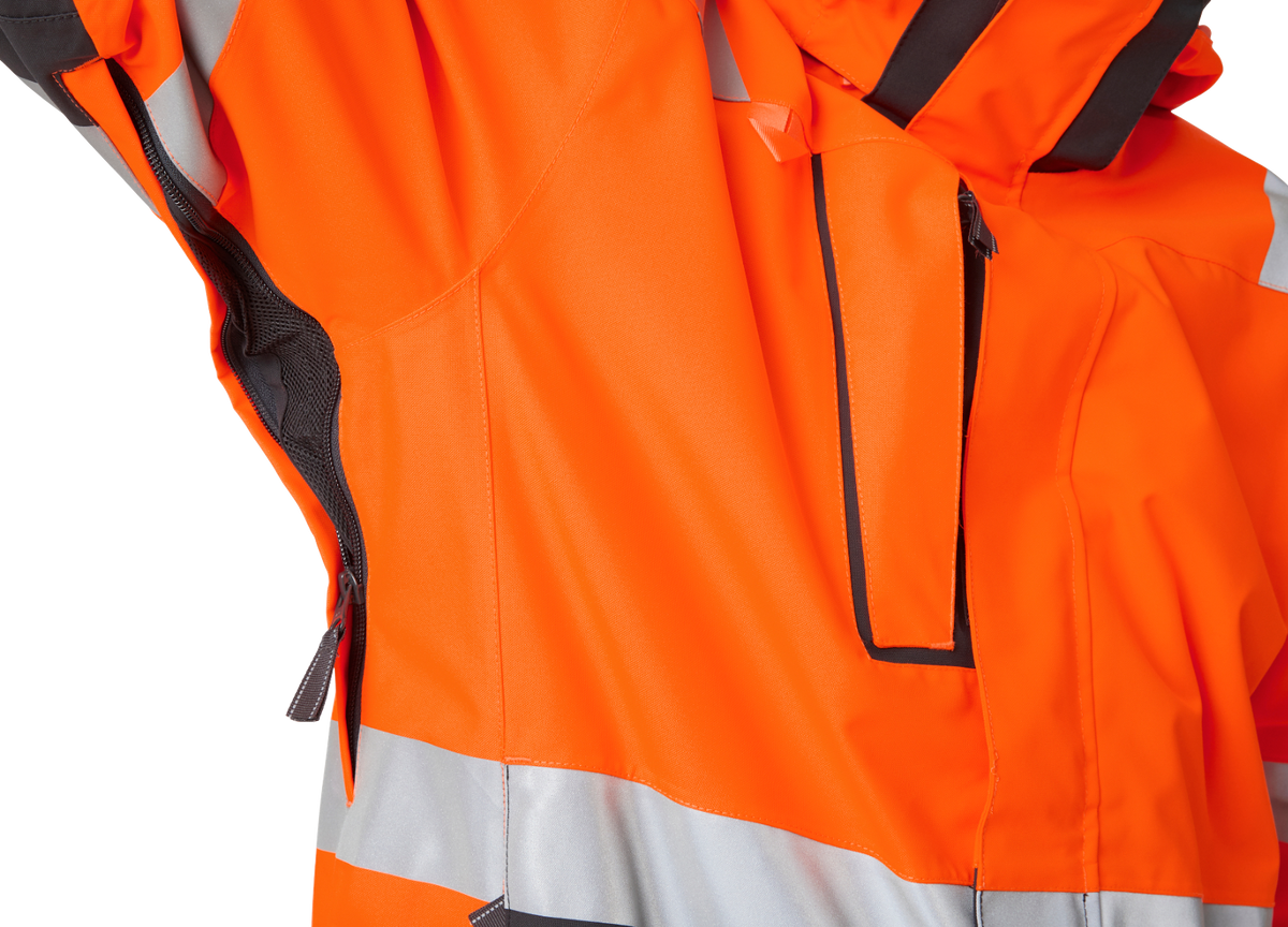 Geacă Helly Hansen Alna 2.0 Shell cu glugă, impermeabilă, reflectorizantă, HVC2, 3