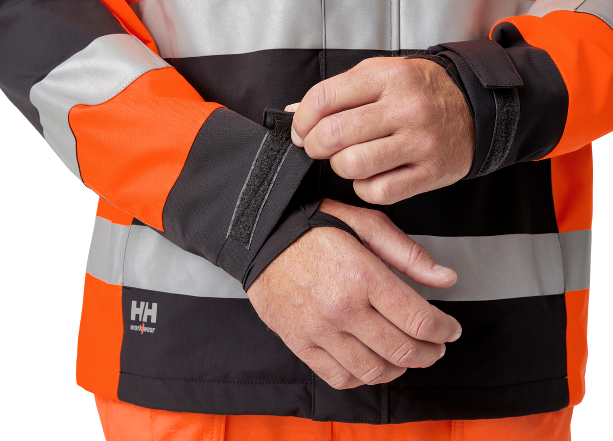 Geacă Helly Hansen Alna 2.0 Shell cu glugă, impermeabilă, reflectorizantă, HVC2, 3