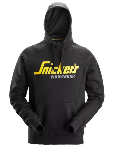 Hanorac pentru bărbați Snickers Workwear cu logo, 80% bumbac, 20% poliester, 2899, Black