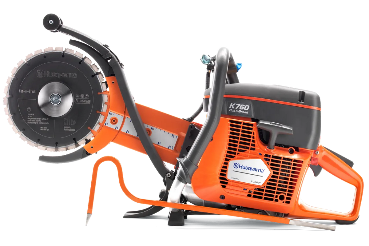 Mașină de tăiat beton și asfalt Husqvarna K 760 Cut-n-Break II, adâncime 400mm, diametru disc 230mm, putere 3,7kW, fără disc, cod 967195701