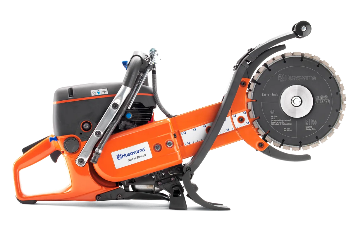 Mașină de tăiat beton și asfalt Husqvarna K 760 Cut-n-Break II, adâncime 400mm, diametru disc 230mm, putere 3,7kW, fără disc, cod 967195701