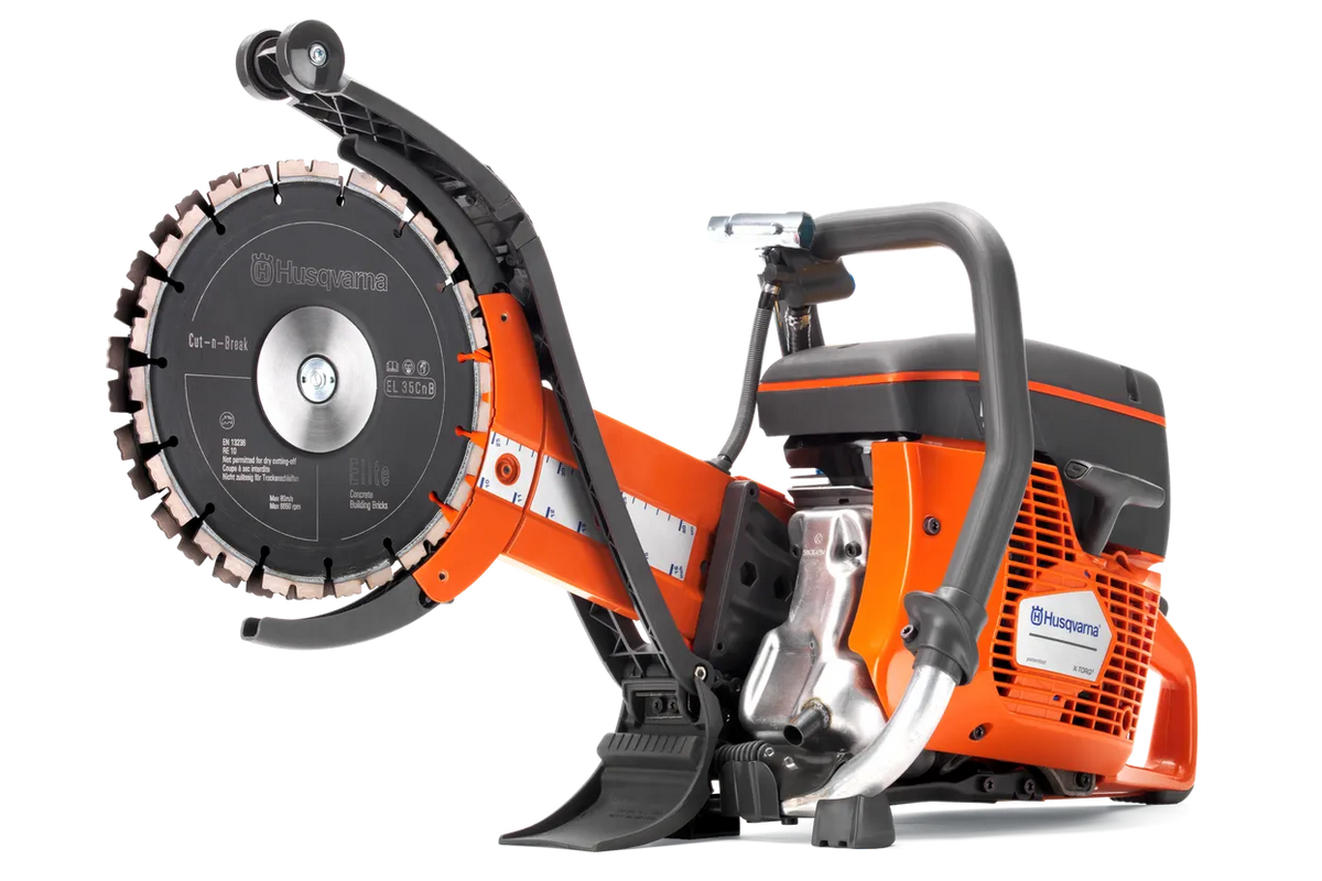 Mașină de tăiat beton și asfalt Husqvarna K 760 Cut-n-Break II, adâncime 400mm, diametru disc 230mm, putere 3,7kW, fără disc, cod 967195701