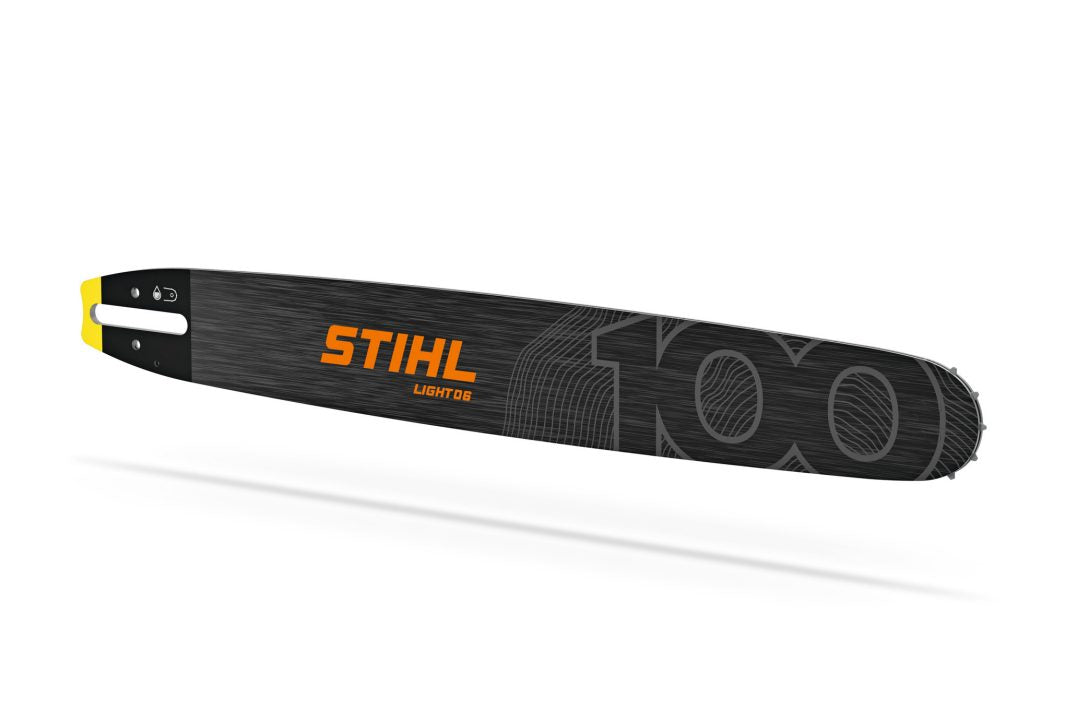 Șină ghidaj Stihl Light 06, 3/8", 1.6 mm, Ediţie Centenară, coadă şină 3003, cod 30038355221