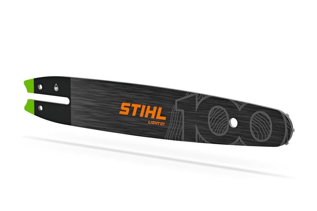 Șină ghidaj Stihl Light 01, 1/4", 1.1 mm, Ediţie Centenară, coadă şină 3005, cod 30058353405