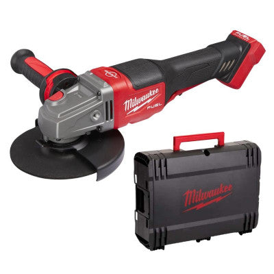 Polizor unghiular Milwaukee M18 FHSAG125XPDB2-0X, 125 MM, cu frânare și comutator tip clapetă, 1 x cutie HD, cod 4933493417