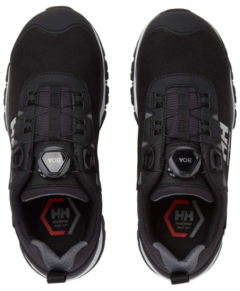 Pantofi protecție damă Helly Hansen Luna Low BOA HT, S3, WR, SRC, ESD, negru gri