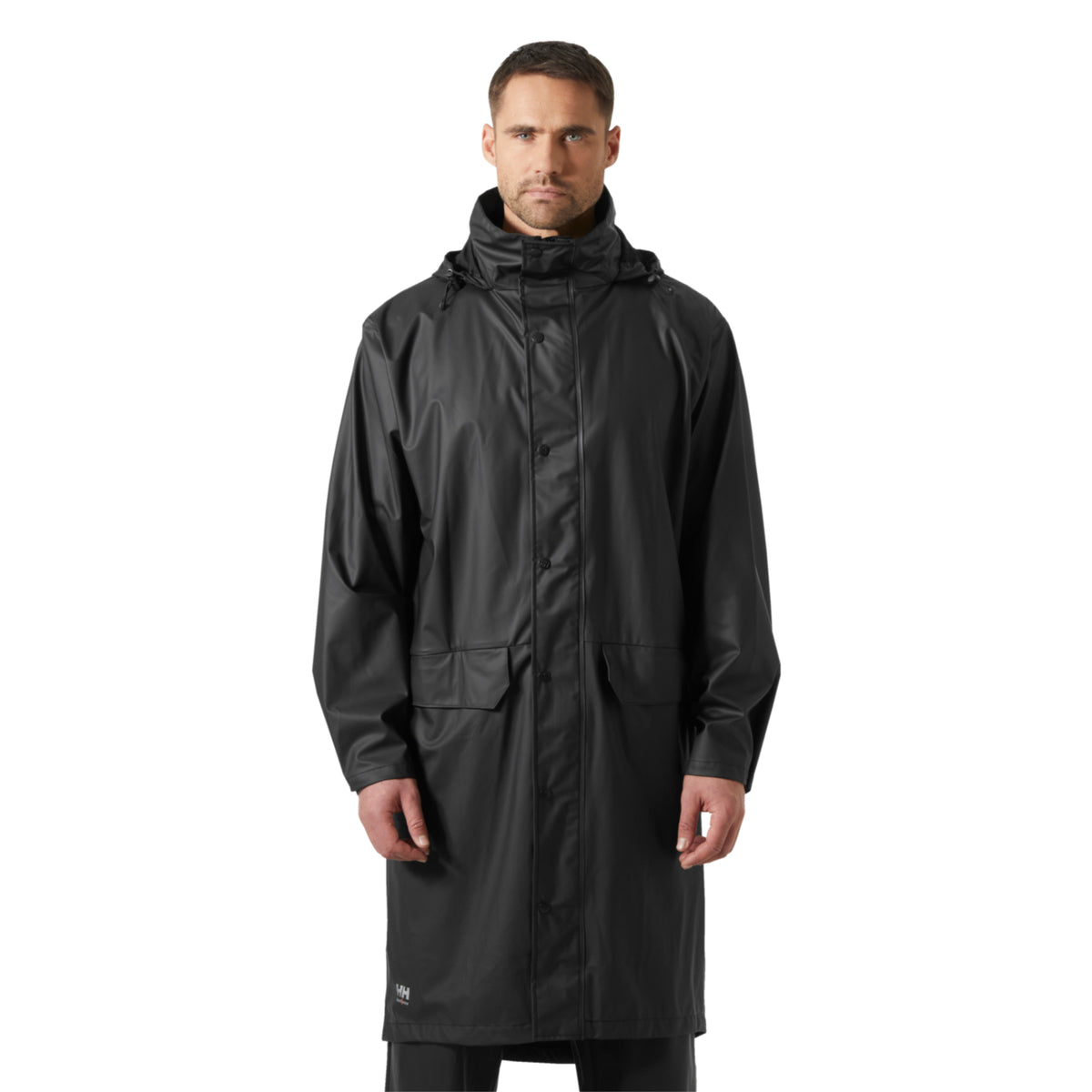 Pelerină cu glugă Helly Hansen Voss Rain, neagră