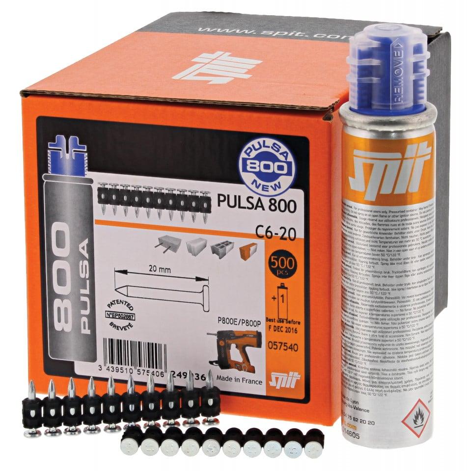 Cuie EJOT PULSA C6 20, 500 BUC + 1 doză gaz, cod 9999703376 - BIG STORE (Dynamic Tools SRL)