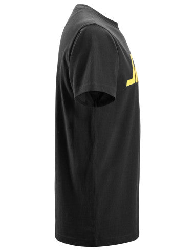 Tricou de bărbați Snickers Workwear Classic Logo, bumbac 100%, 2586, negru
