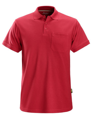 Tricou polo de bărbați Snickers Workwear Classic, cu buzunar, bumbac+poliester, 2708