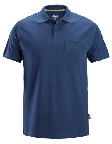 Tricou polo de bărbați Snickers Workwear Classic, cu buzunar, bumbac+poliester, 2708