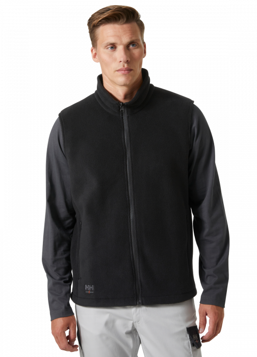 Vestă Helly Hansen Manchester 2.0 Fleece, neagra