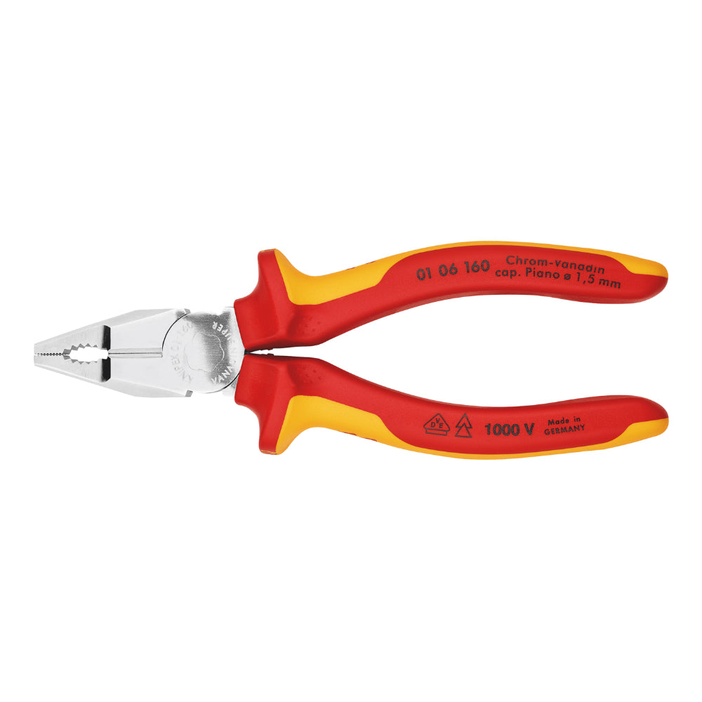 Clește combinat (patent) VDE 160 mm, Knipex 0106160