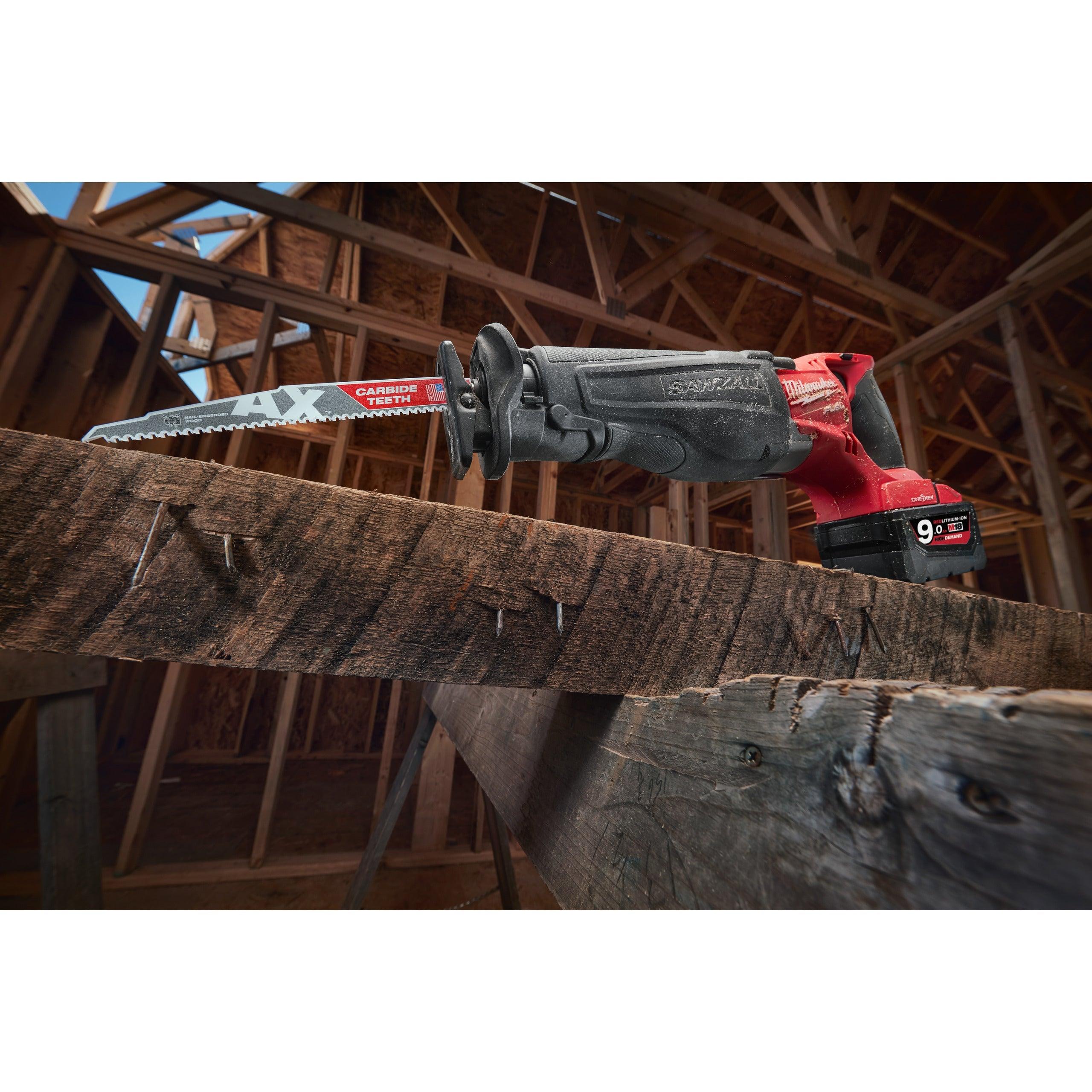 Pânze sabie TCT AX 230 Heavy Duty AX™ cu dinți din carbură pentru lucrări de demolare Milwaukee cod 48005226 - BIG STORE (Dynamic Tools SRL)