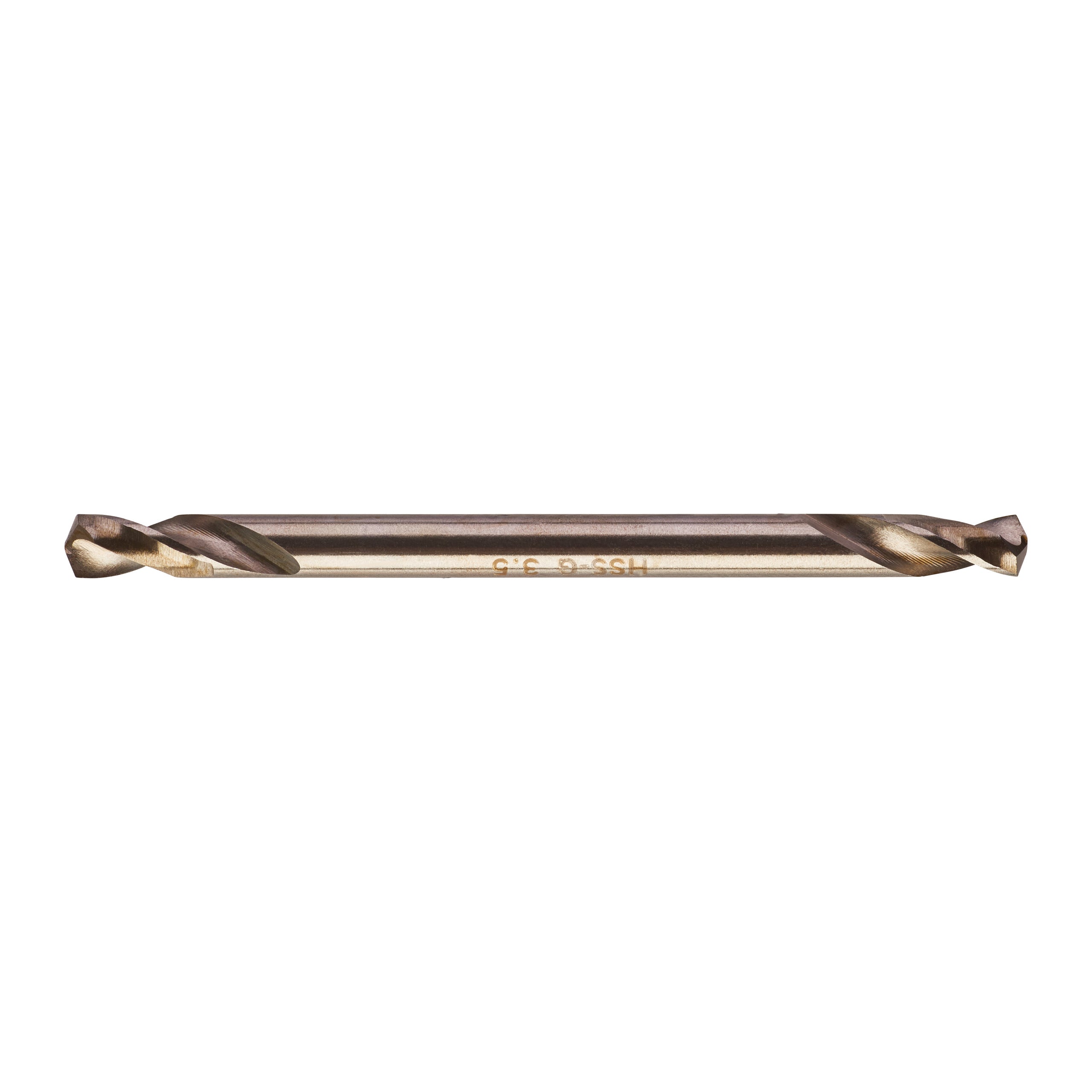 Burghie pentru metal Milwaukee HSS-G cu 2 vârfuri, ø3,5x52mm - 10 buc, 4932352226