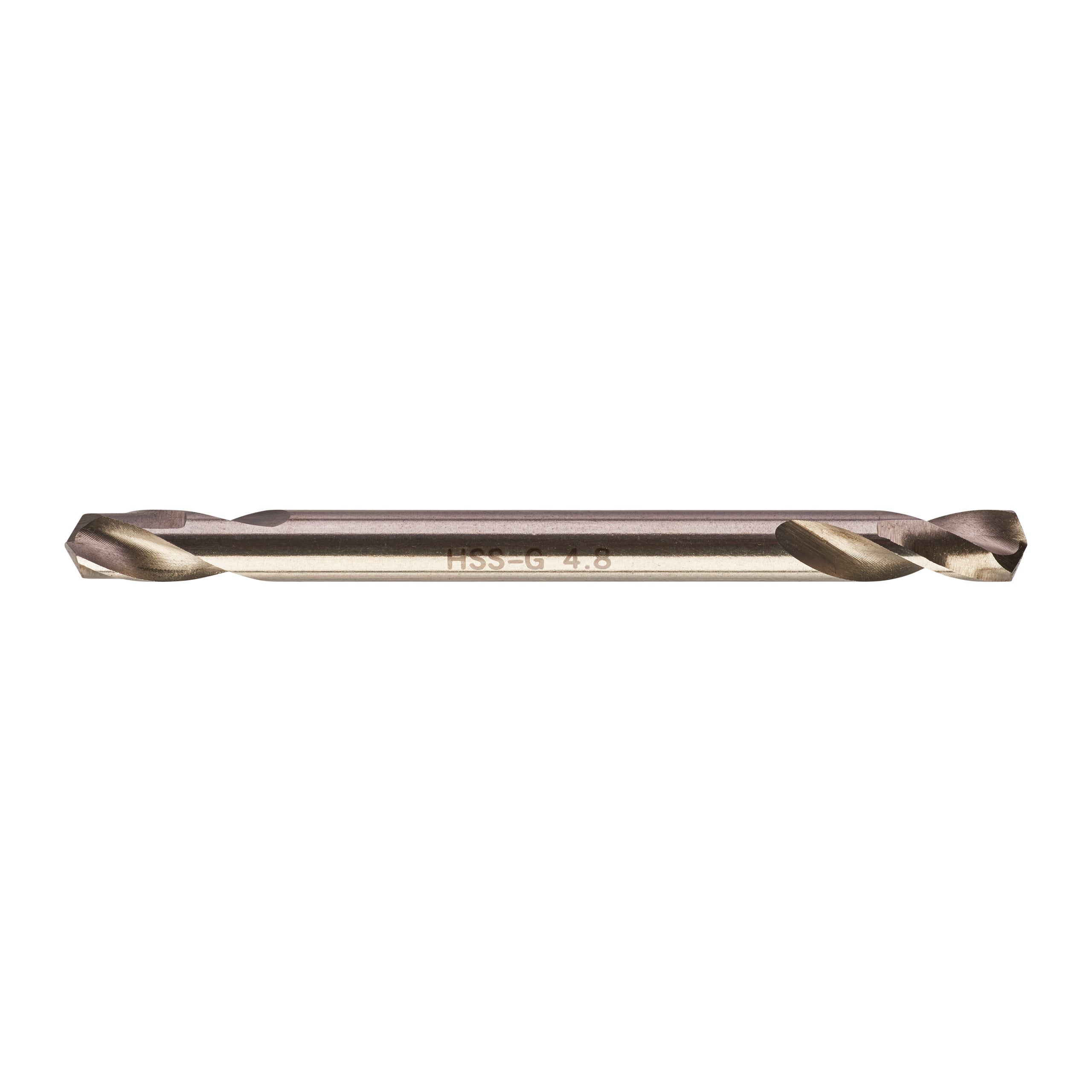 Burghie pentru metal Milwaukee HSS-G cu 2 vârfuri, ø4,8x62mm - 10 buc, 4932352231
