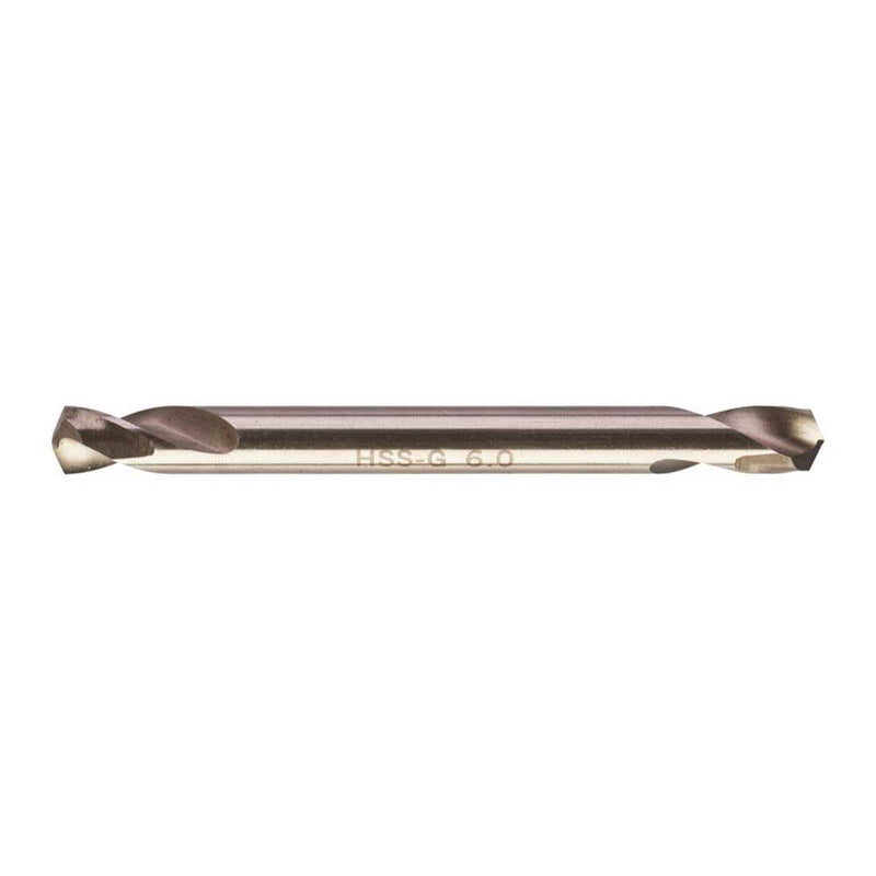 Burghie pentru metal Milwaukee HSS-G cu 2 vârfuri, ø6x66mm - 10 buc, 4932352234