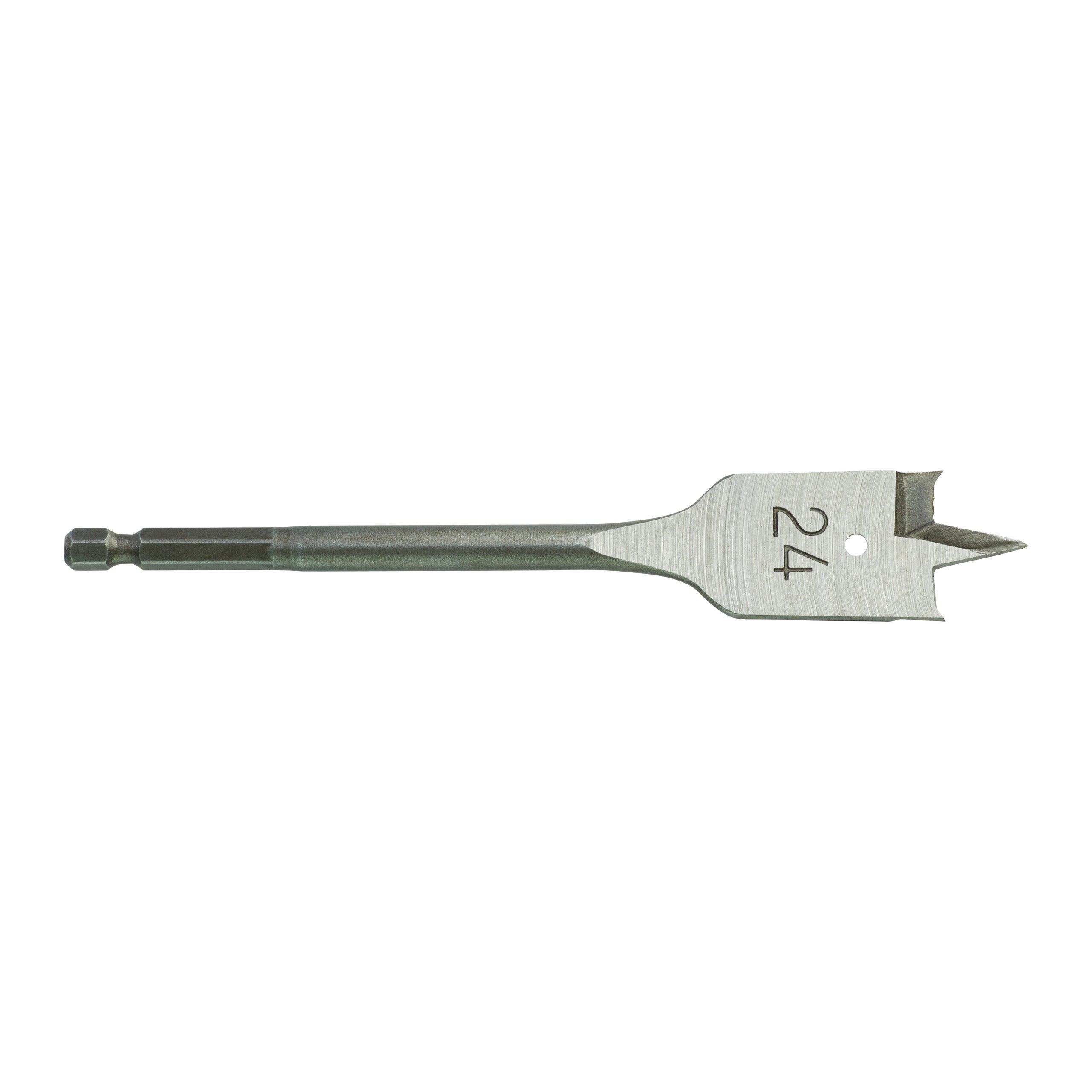 Burghiu plat pentru lemn Milwaukee ø24 x 152 mm, 4932363140 - BIG STORE (Dynamic Tools SRL)