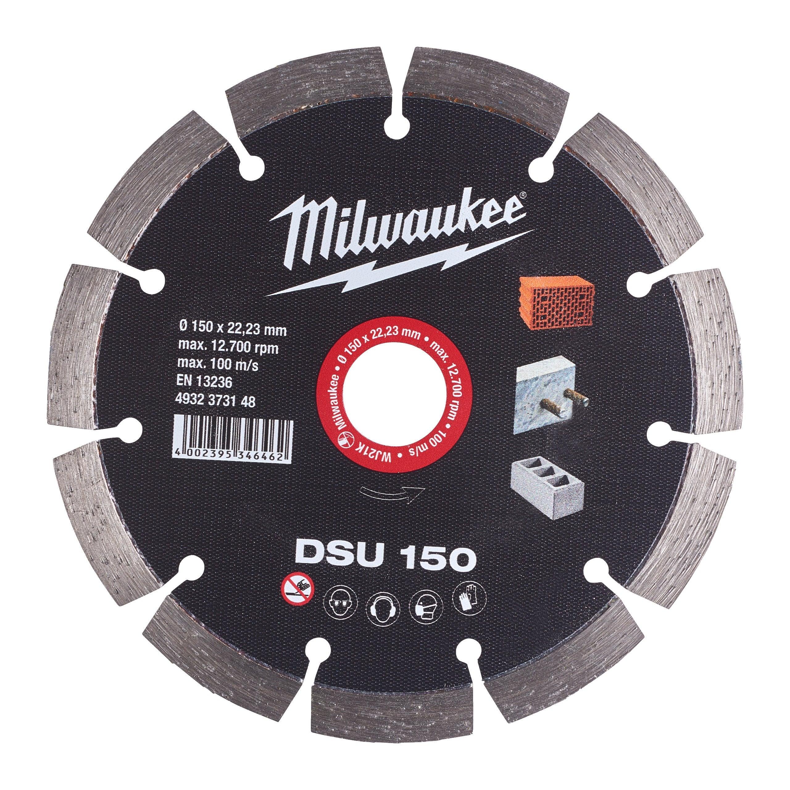 Disc diamantat DSU 150 / 22,2 mm, Milwaukee cod 4932373148 - BIG STORE (Dynamic Tools SRL)