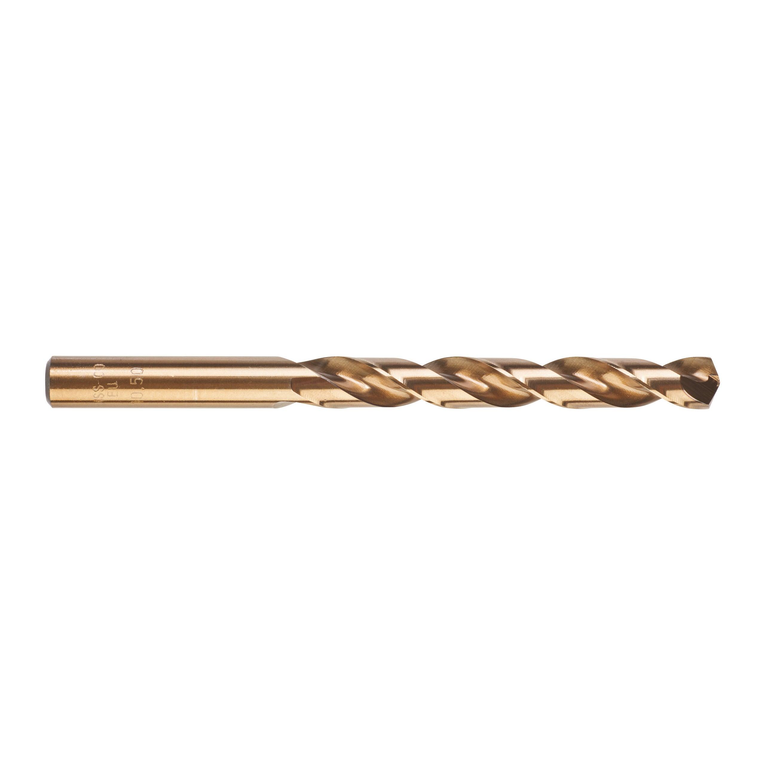 Burghiu pentru metal Milwaukee Red Cobalt HSS-G CO 10,5 X 133 mm, 5 buc, cod 4932373355 - BIG STORE (Dynamic Tools SRL)