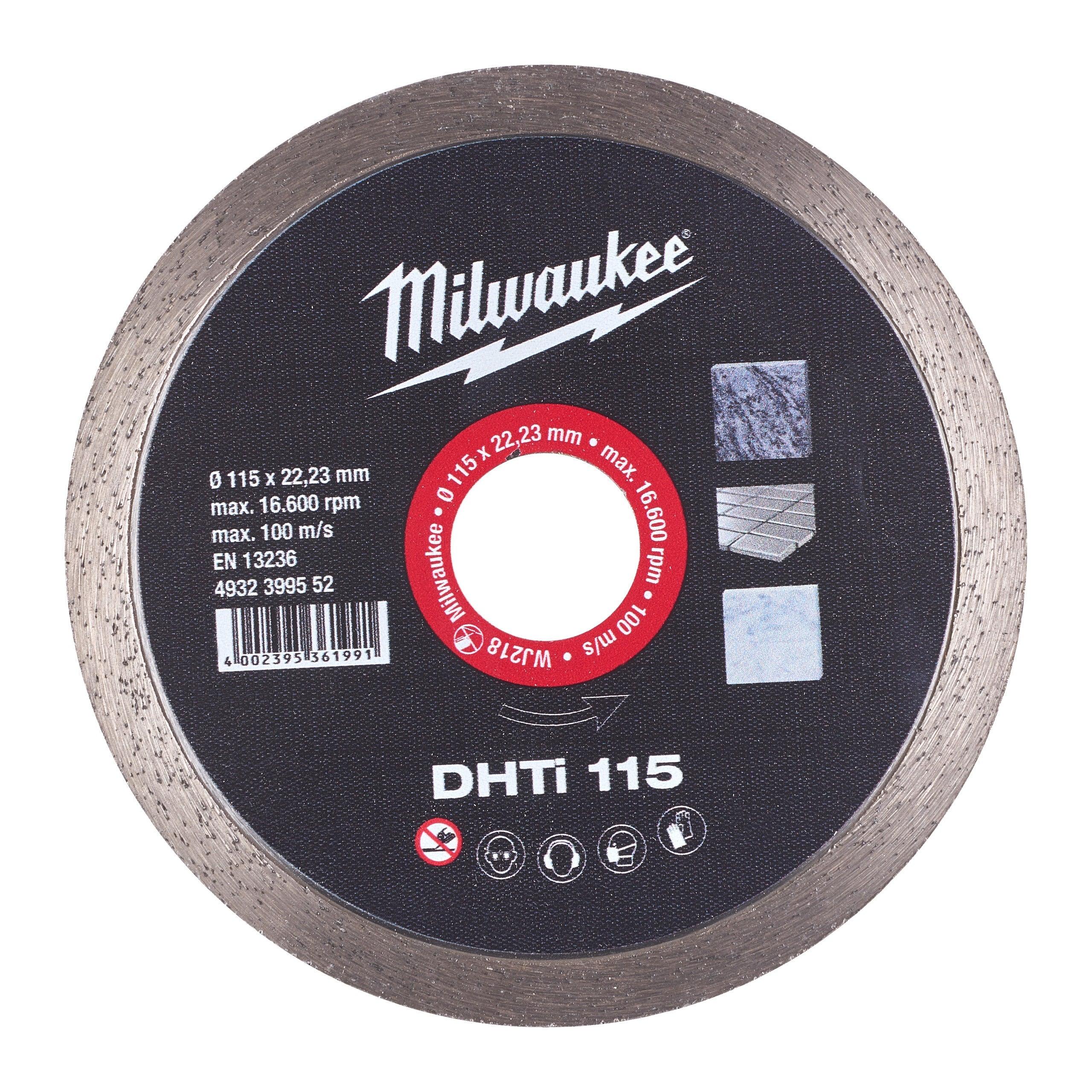 Disc diamantat DHTi 115 x 22,2 mm, Milwaukee cod 4932399552 - BIG STORE (Dynamic Tools SRL)