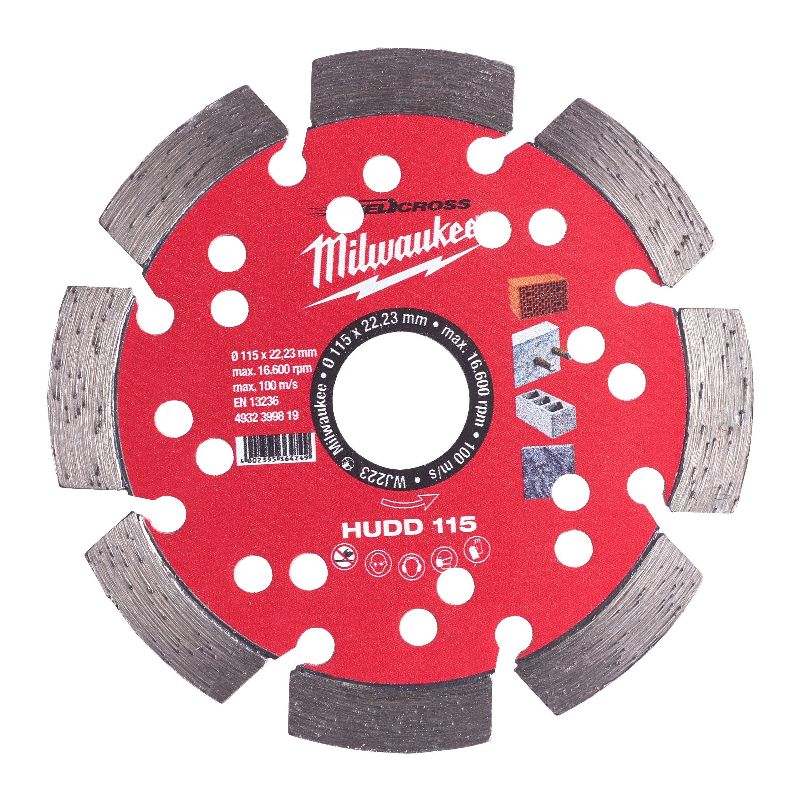 Disc diamantat HUDD 115 mm, Milwaukee cod 4932399819 - BIG STORE (Dynamic Tools SRL)