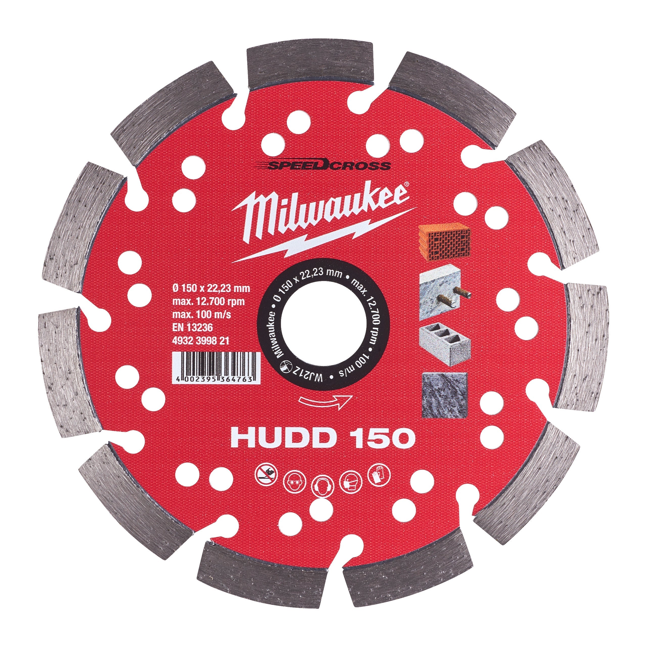 Disc diamantat HUDD 150 mm, Milwaukee cod 4932399821