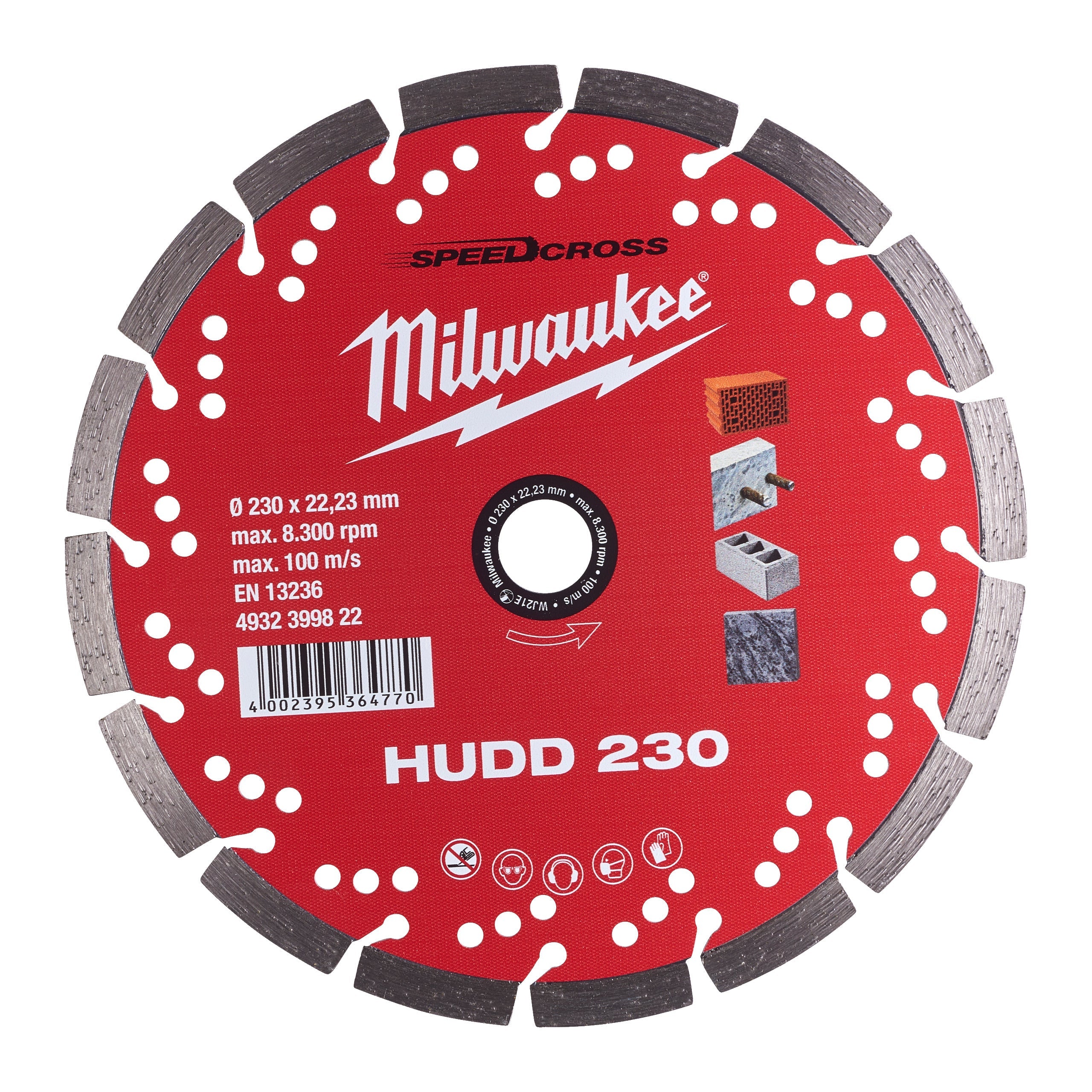 Disc diamantat HUDD 230 mm, Milwaukee cod 4932399822