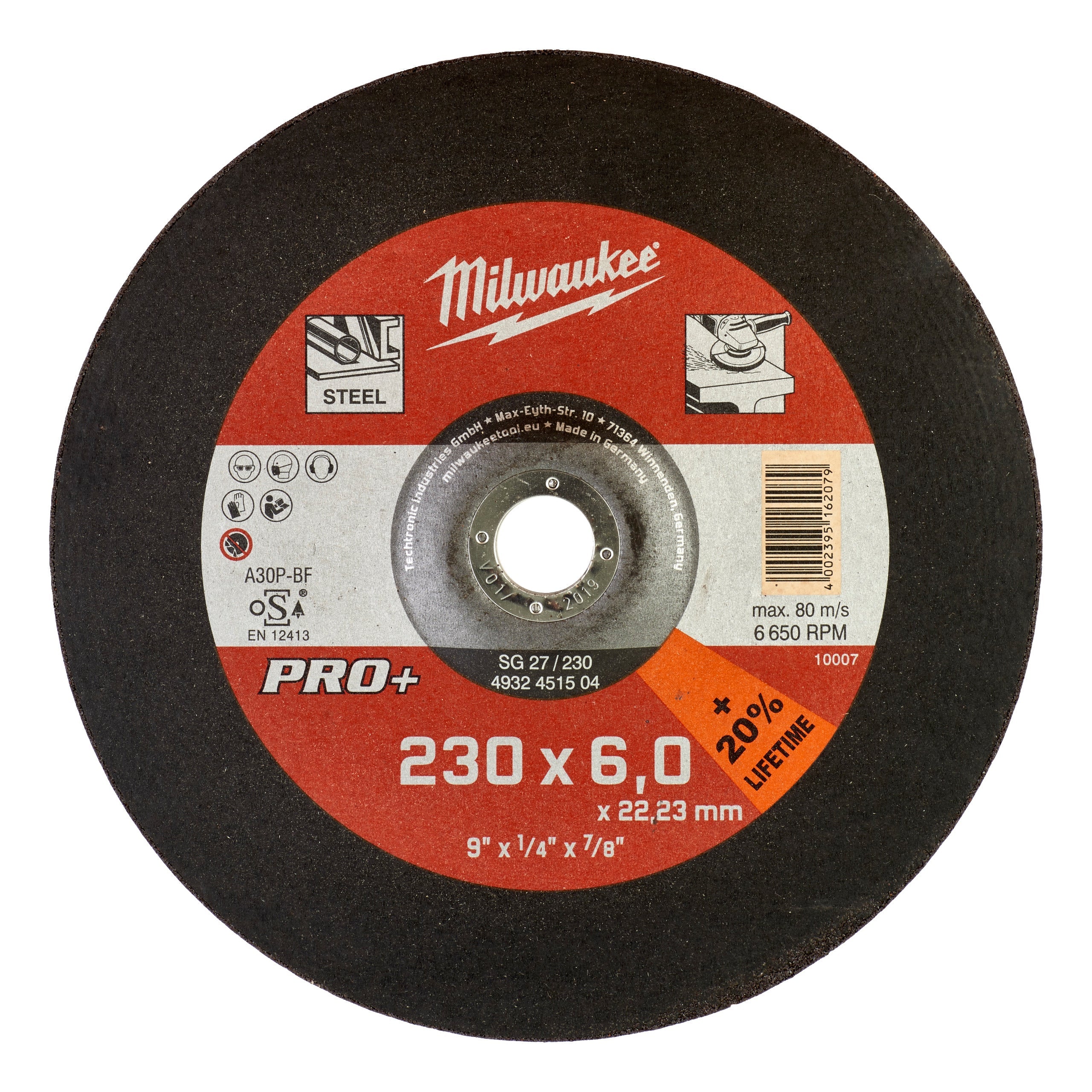 Disc PRO+ pentru polizat metal Milwaukee cod 4932451504