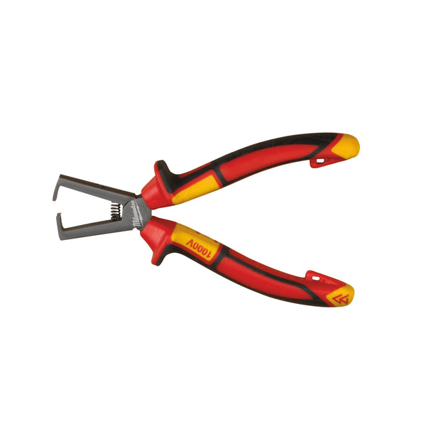 Clește pentru dezizolat cabluri Milwaukee VDE, 160 mm, cod 4932464573