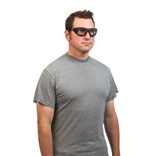 Ochelari de protecție Milwaukee transparenți premium cu garnitură, cod 4932471885
