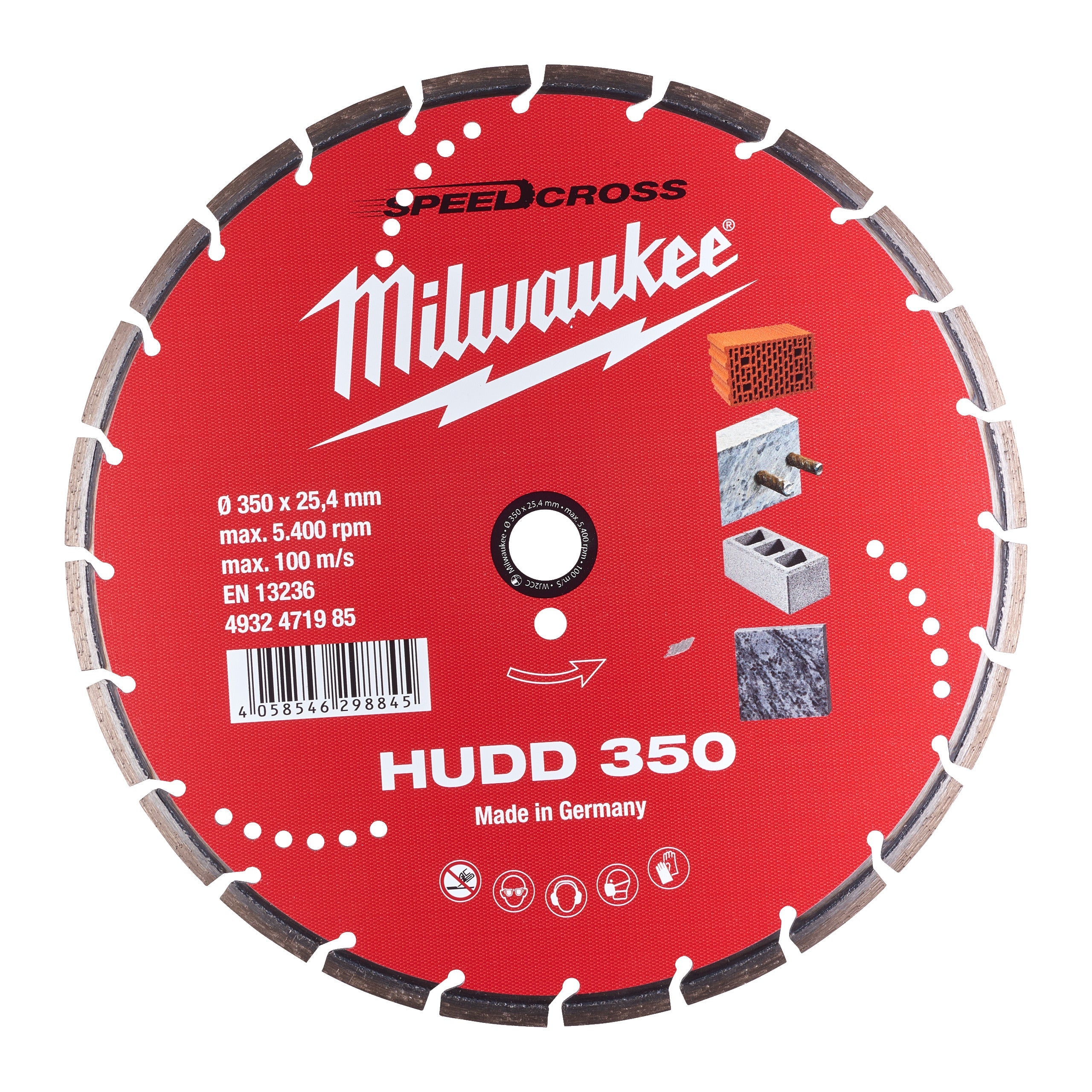 Disc diamantat HUDD 350 HPP Milwaukee cod 4932471985