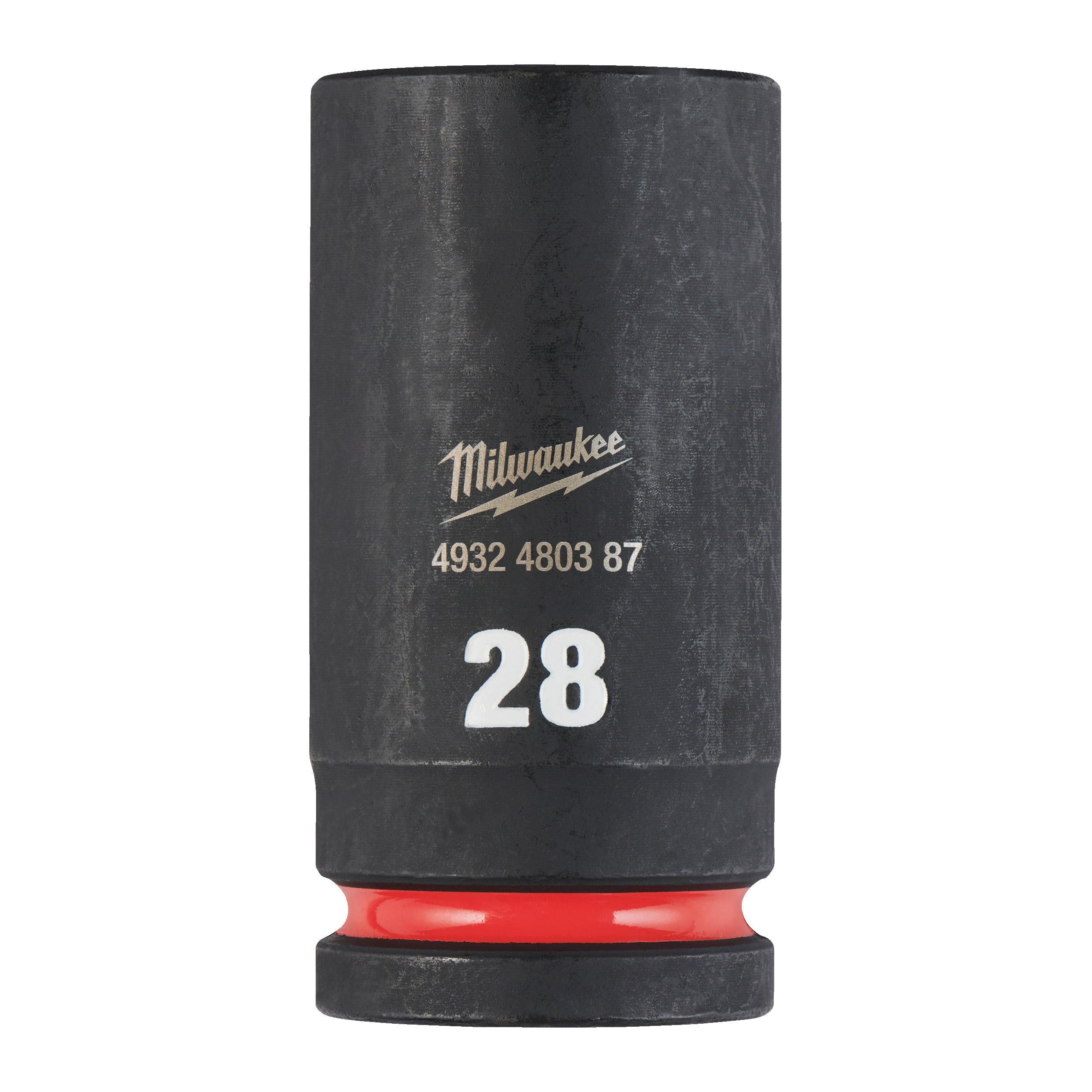 Cheie tubulară de impact ShW 3/4, lungă -28mm, Milwaukee, cod 4932480387 - BIG STORE (Dynamic Tools SRL)