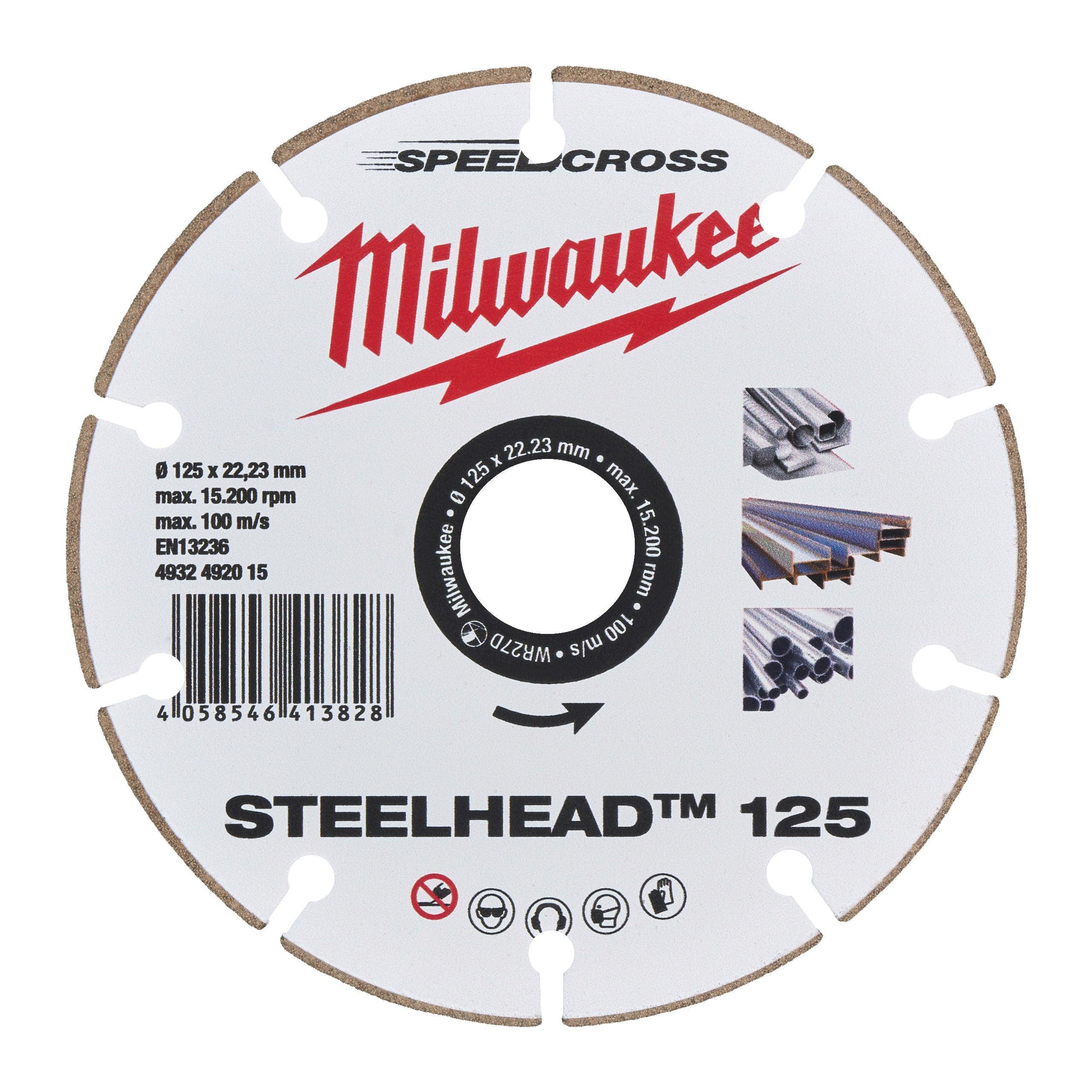 Disc diamantat Premium Steelhead 125mm, Milwaukee, cod 4932492015 - BIG STORE (Dynamic Tools SRL)