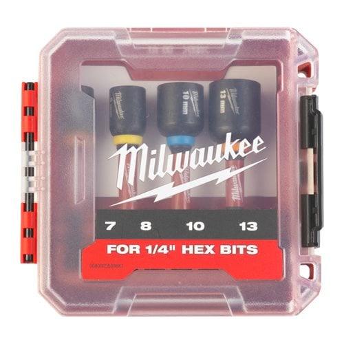 Set de 4 chei magnetice tubulare ShW, Milwaukee, cod 4932492445